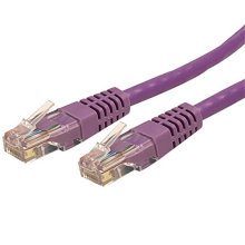 CAT6 RJ45 Geformtes UTP Gigabit CAT6 Patchkabel 15FT Lila